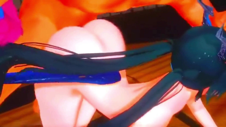 NSFWOtaku: Arknights Endfield - Chen Gangbang Ntr Sex - 3D Hentai Animations