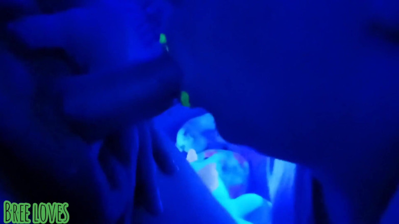 Bree Loves: Slut with neon lips denies cum in mouth