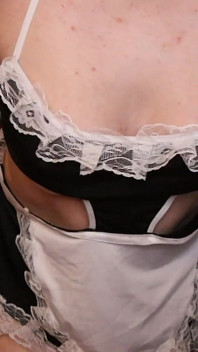Naughty Maid Plays with Asshole