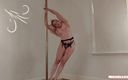 Michellexm: Sexy Nude Pole Dance