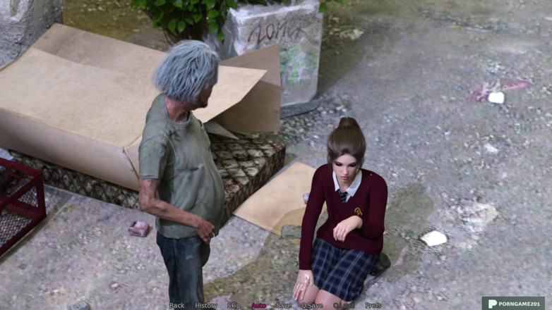 Porngame201: Storie di Rebecca # 8 - In cerca di aiuto