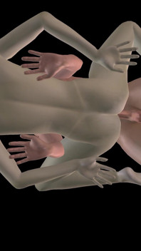 Animated 3D Porn - Asian Man Fucking Beautiful Girl in Missionary Pussy & Ass Creampie