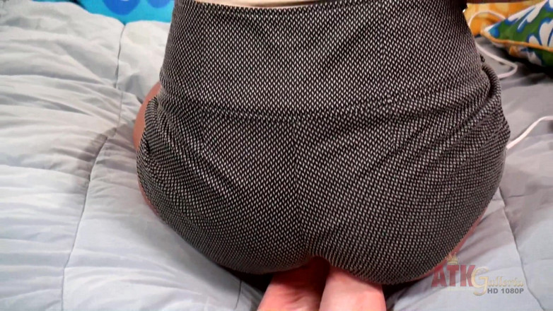 ATK Fans (Solo): Sexy masturbation from hot brunette