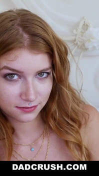 DadCrush - zierlicher teenager (Arya Fae) wird von stiefvater gepflügt