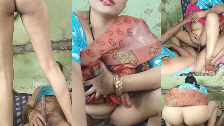 Pyaripooja22: Quando la moglie si scalda, scuote il cazzo del marito...