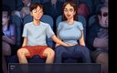 Dirty GamesXxX: Summertime saga: stepbrother fingers his stepsister in the cinema