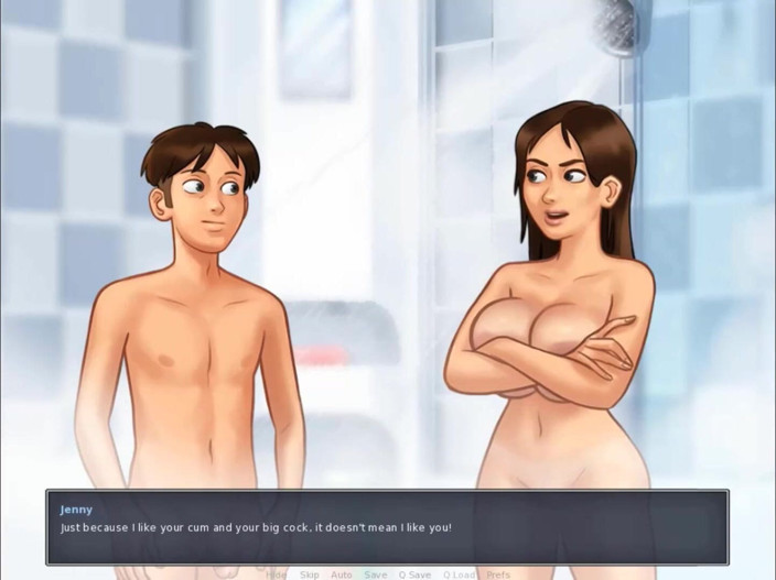 Cartoon Play: Summertime saga part 100 - I love you stepsister, suck deep
