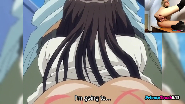 Private touch: Meine muschi wird nass, als ich unzensiertes hentai zugucke