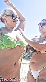 Talking Nonsense and Exfoliating on the Beach with Friend Dai Belan