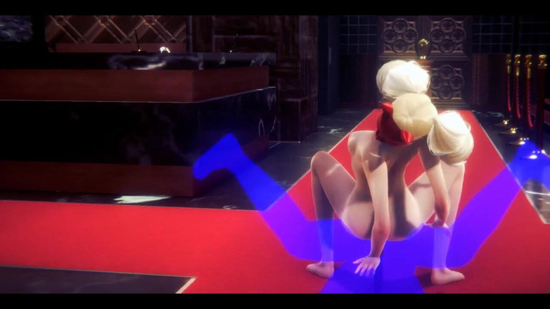 HentaiTubes: Persona 5 hentai - Ann Takamari dikongkek dua kali dan footjob - filem...