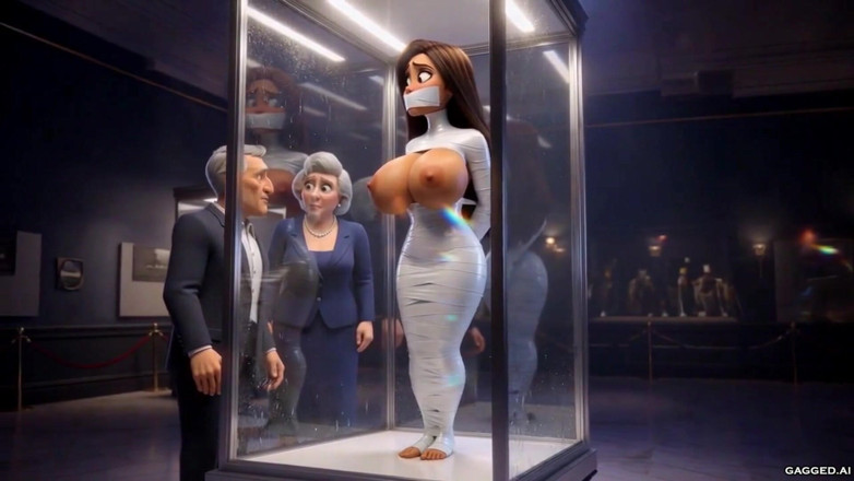 Gagged AI Cartoons: The Living Exhibit