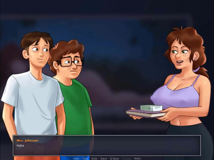 Cartoon Play: Summertime saga part 174 - fuck stepmom friend