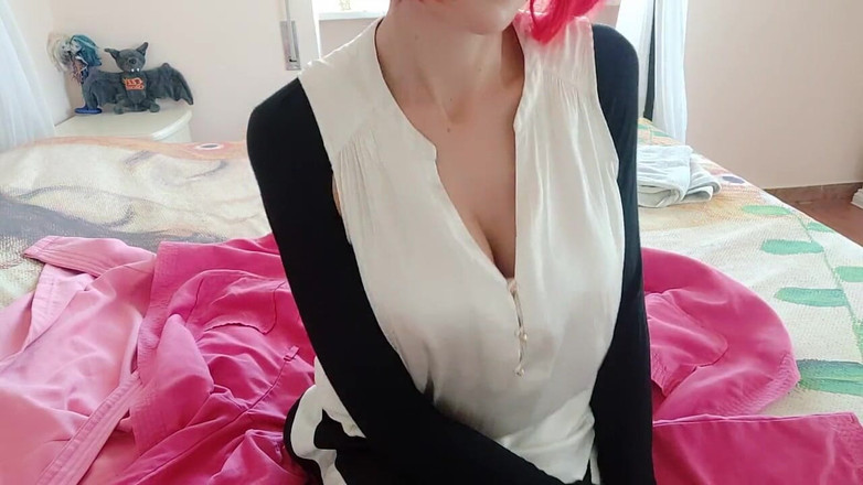 savannahamatoriale: Мачуха робить клізму крему та шоколаду для свого нетерплячих ротів, пасинка