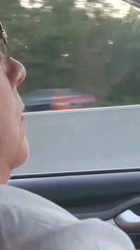 Cigar Exhibitionist Dawn on the Highway