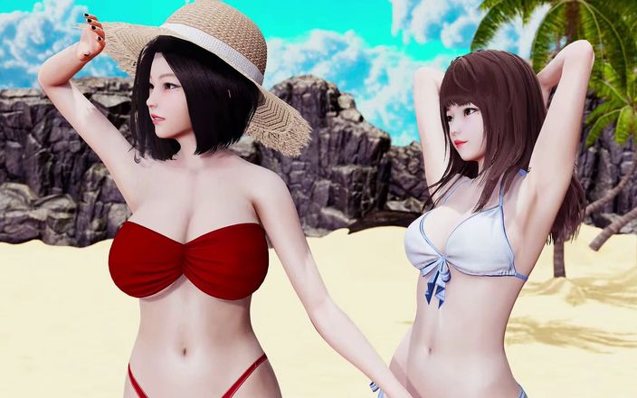 3D cartoon porn: Моє справжнє бажання 6 - відпочинок у вихідні на пляжі