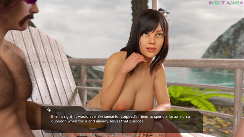 Porny Games: Tk8000'in balayı adası - üvey kız kardeş boşalmak için sikiliyor, azgın genç...