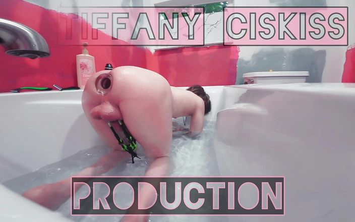 TCiskiss Production&#039;s: Huge Glass Butt Plug Tiffany Ciskiss Big Mad