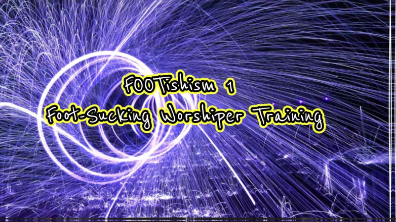 Kink Domma: Footishismus 1 trénink uctívajícího sání nohou