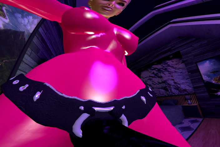 SwitchViewVR: La dea in lattice ti prende in tre posizioni femmina-punto...