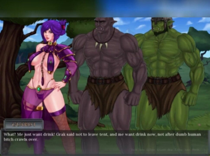 3DXXXTEEN2 Cartoon: Sabia befreit einen Elfen mager. 3D-porno, cartoon-sex
