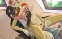 LoveSkySan69: Furry hentai - sexo y las tetas peludas parte 17 - afuera y...