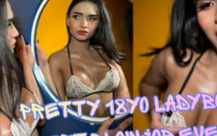 Ladyboy time VR: Хорошенькая 18-летняя ледибой делает самый лучший минет в истории