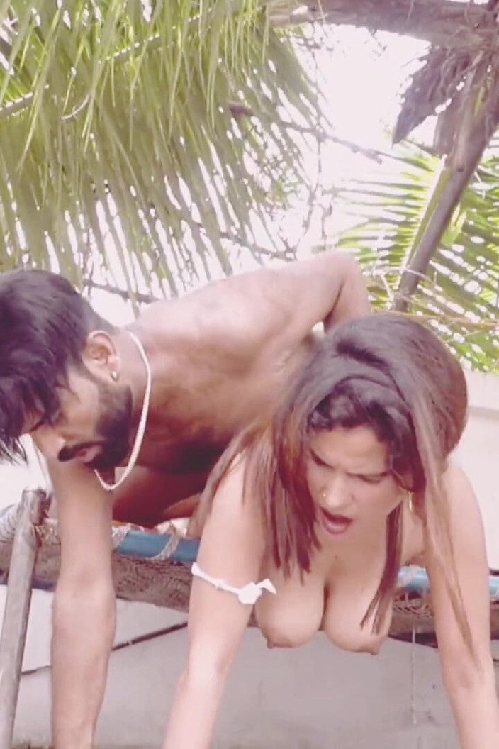 HOTKAMASUTRA: Kalpesh Fucked Ruxar on the Cot in the Jungle