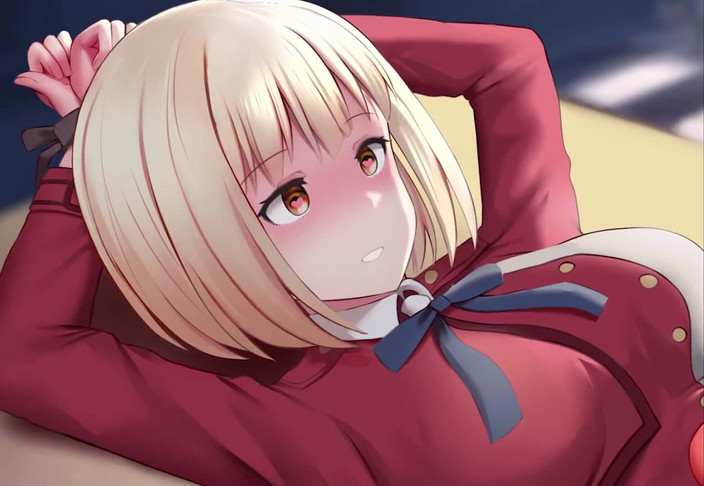 Velvixian_2D: Chisato Footjob X von riesigem schwanz gefickt