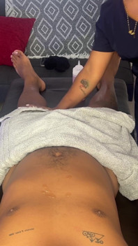 Full Massage Service Ends in a Risky Creampie