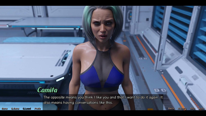 AVN Teller: Stranded in Space - Hard Talk with Femdom Military Girl
