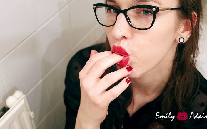 Emily Adaire TS: Trans secretary sucks the dick of her boss in the...