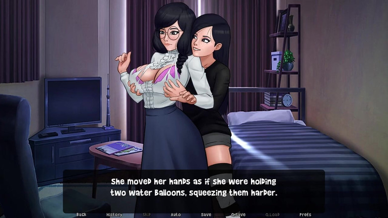 Miss Kitty 2K: Tamas awakening - bagian 12 - adegan mesra-mesraan di toket dan seksi banget