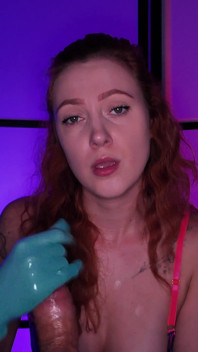 JOI in Latex Gloves! Medical Gloves Jerk off Instraction