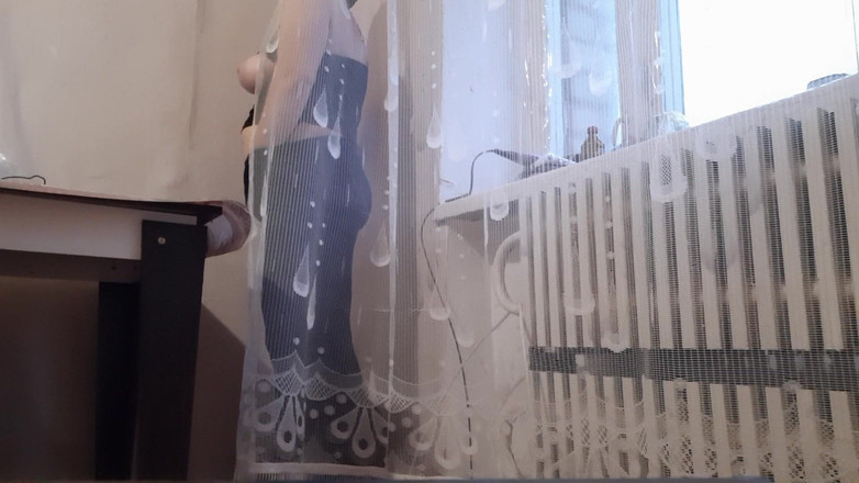 Lesbian-candys: Máy bay bà già nóng bỏng thủ dâm sau bức...