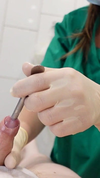 Sounding with Handjob Patients POV