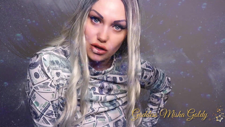 Goddess Misha Goldy: Financial-intox cum countdown and JOI! Will i fuck you up...