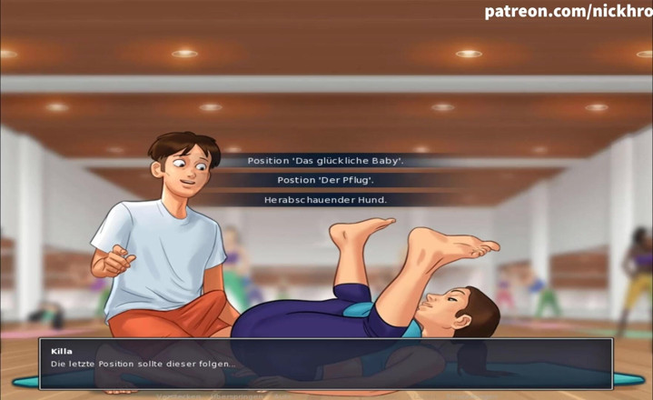 Cartoon Universal: German cartoon part 1 - yoga milf
