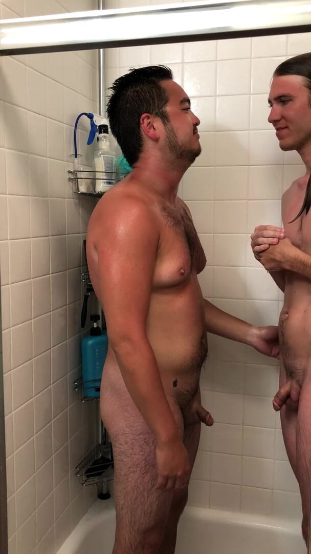 Those Gay Guys: Post fuck shower and scrub down clean