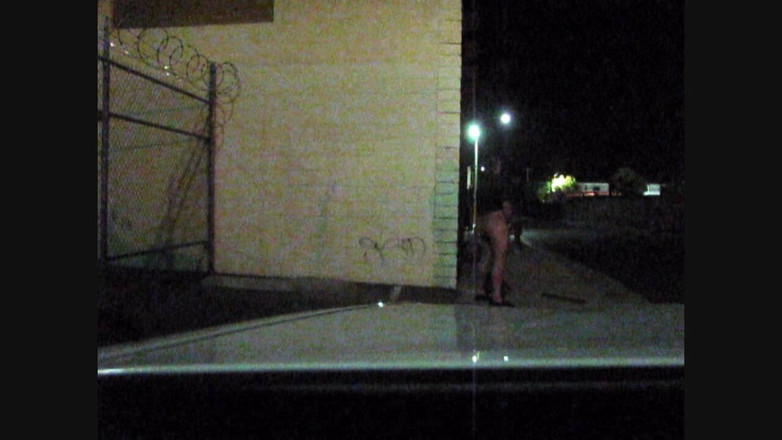 The porky pervert: Natttid trottoar sperma