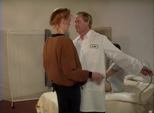 Real Swingers: Ginger nurse gets plowed in a foursome action in the...