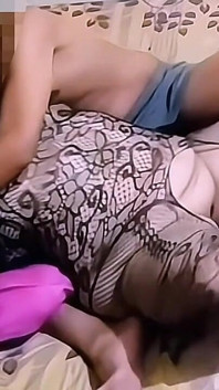 Hot Wife Waring Sexy Body Stockings