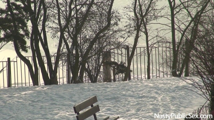 Nasty Public Sex: Perverted slut and deviant guy fucking in the city