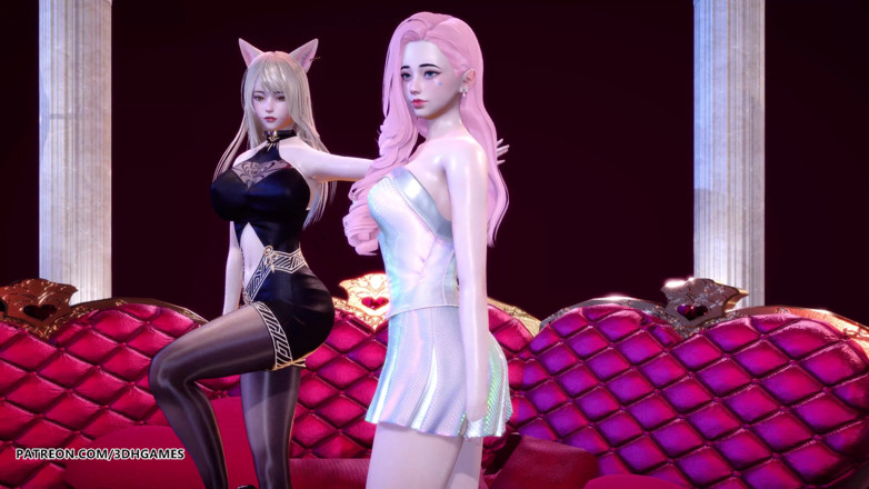 3D-Hentai Games: [MMD] Chaness - SeSeSe Sexy Hot Striptease Ahri Seraphine League of...