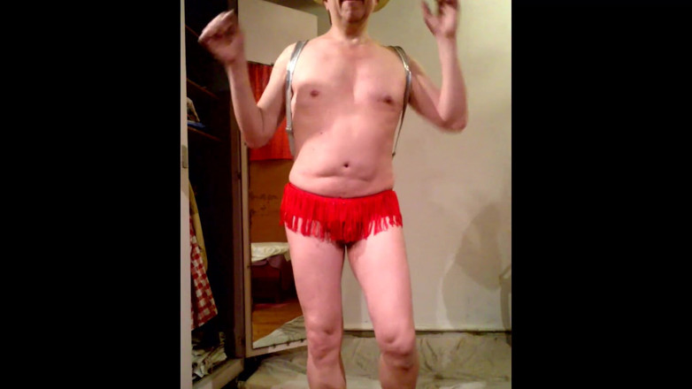 Dildo Man and Cross Hard Sex: Very good ass with woman dress!
