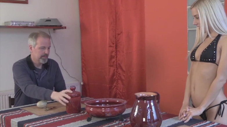 NM fetish femdom videos by Princess Nikki Cruel: Old Man Gets Down on Nesty