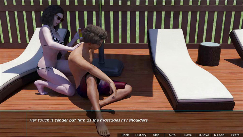 Visual Novels: Letni zapach część 9 (trasa przyrodniej siostry)