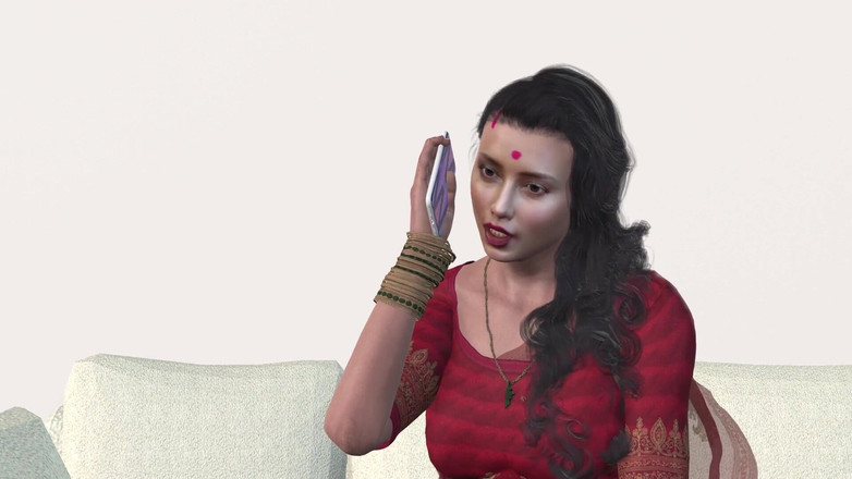 Pari Verma: 继妹被挤奶员的大鸡巴留下