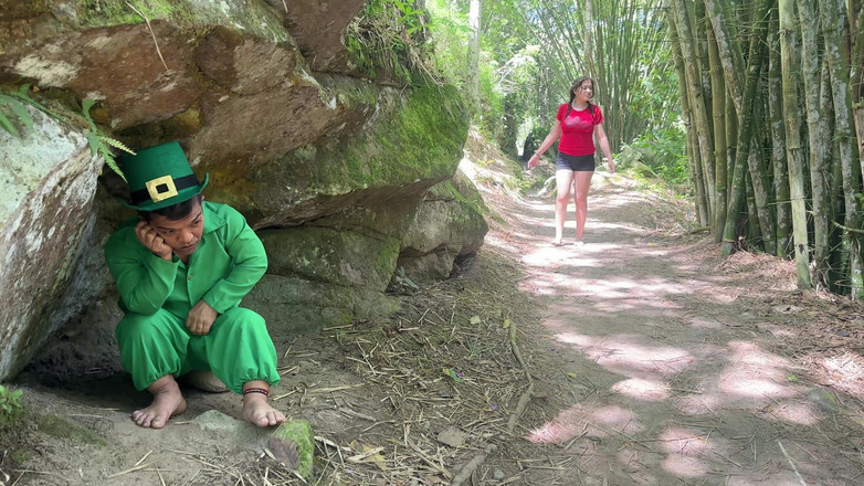 Julianaburning: Malý Goblin Najde Dívku Ztracenou V Lese A Místo Toho,...