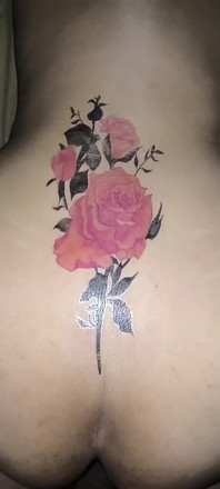 Indian Wife with Fake Tattoo Hot Mom
