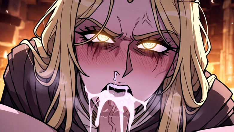 Croft AI Art: Marika coquine qui baise sa chatte, sexe chaud - Ia Arte